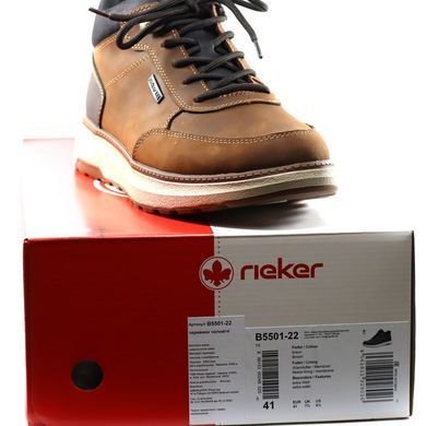 Фотографія 8 Осінні чоловічі черевики RIEKER B5501-22 brown