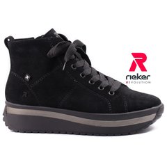 Фотография 1 женские осенние ботинки RIEKER W0960-00 black