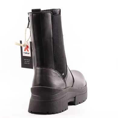 Фотографія 6 Напівчоботи осінні жіночі RIEKER W0380-01 black