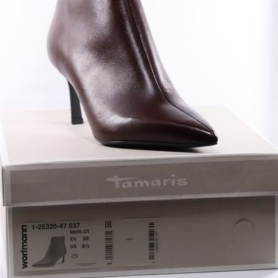 Фотография 8 Женские осенние ботинки TAMARIS 1-25320-47 537 merlot