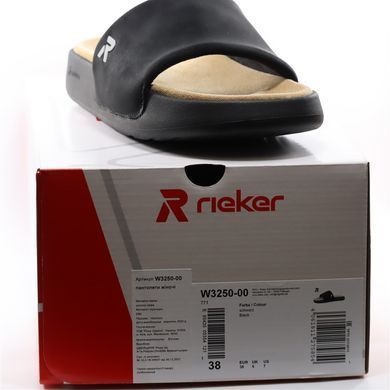 Фотография 7 Пантолеты женские (шлёпанцы) RIEKER W3250-00 black