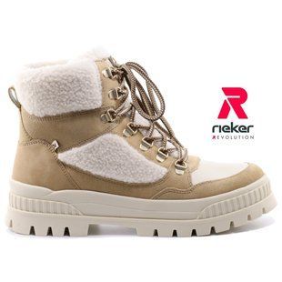 Фотография 1 Женские зимние ботинки RIEKER W2173-62 beige