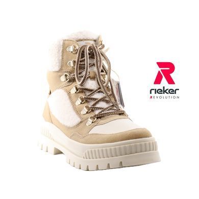 Фотография 2 Женские зимние ботинки RIEKER W2173-62 beige