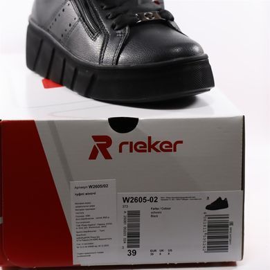 Фотография 9 Женские кеды RIEKER W2605-02 black