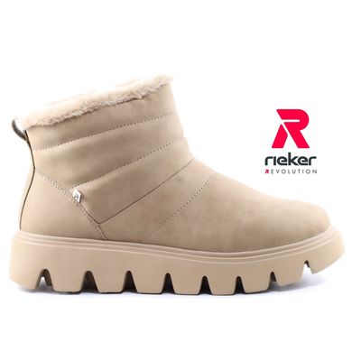 Фотографія 1 жіночі зимові черевики RIEKER W2070-20 beige