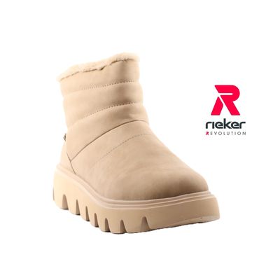 Фотография 2 женские зимние ботинки RIEKER W2070-20 beige