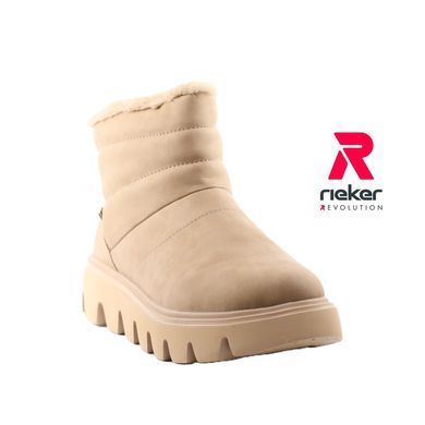 Фотографія 2 Жіночі зимові черевики RIEKER W2070-20 beige