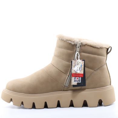 Фотографія 4 Жіночі зимові черевики RIEKER W2070-20 beige