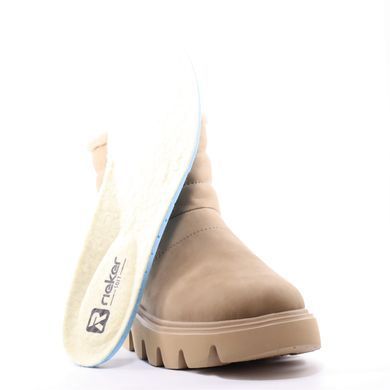 Фотографія 3 Жіночі зимові черевики RIEKER W2070-20 beige