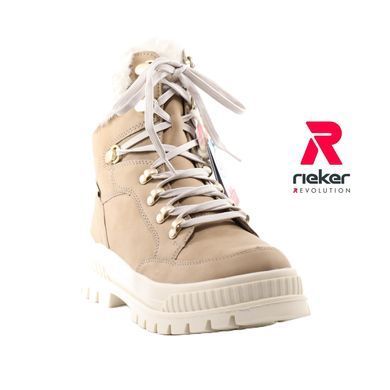 Фотография 2 Женские зимние ботинки RIEKER W2174-20 beige