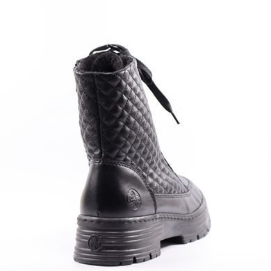 Фотография 5 Зимние женские полусапоги RIEKER X8501-00 black