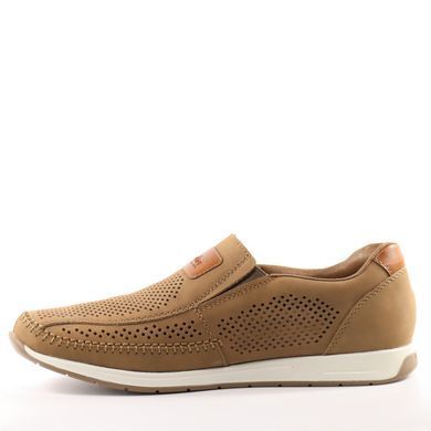 Фотография 3 Мужские летние туфли с перфорацией RIEKER 11950-26 brown