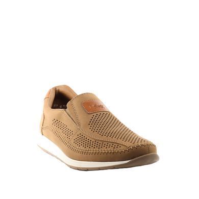 Фотография 2 Мужские летние туфли с перфорацией RIEKER 11950-26 brown