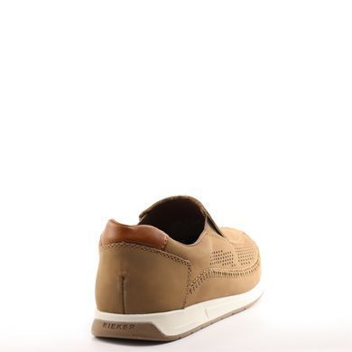 Фотография 4 Мужские летние туфли с перфорацией RIEKER 11950-26 brown