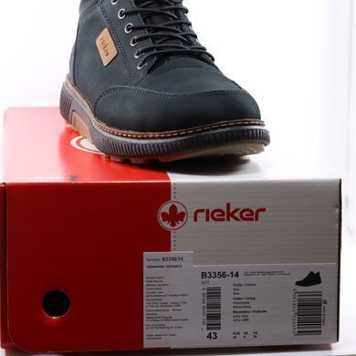 Фотография 8 Зимние мужские ботинки RIEKER B3356-14 blue