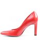 жіночі туфлі на високих підборах BRAVO MODA 1667 czerwona skora фото 3 mini