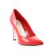 жіночі туфлі на високих підборах BRAVO MODA 1667 czerwona skora фото 2 mini