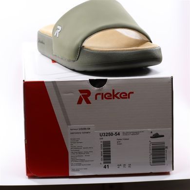 Фотография 7 Пантолеты мужские (шлёпанцы) RIEKER U3250-54 green