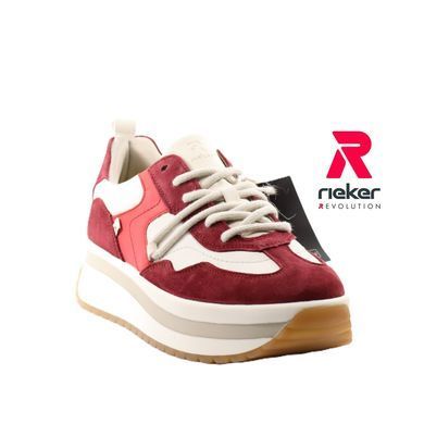 Фотография 2 Кроссовки женские RIEKER W0900-35 red