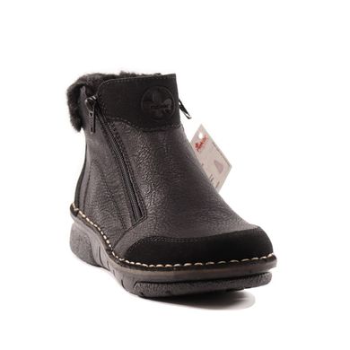 Фотографія 2 жіночі зимові черевики RIEKER 73352-00 black