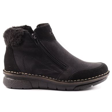 Фотографія 1 жіночі зимові черевики RIEKER 73352-00 black
