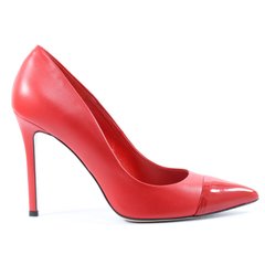 Фотография 1 женские туфли на высоком каблуке шпильке BRAVO MODA 1869 red skora+lakier