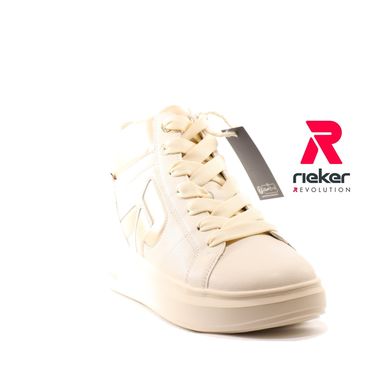 Фотография 2 женские осенние ботинки RIEKER W1270-60 beige