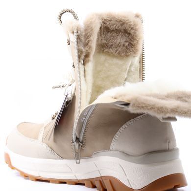 Фотография 5 Зимние женские полусапоги RIEKER W0071-20 beige