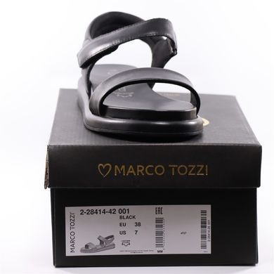 Фотография 7 Женские босоножки на низком ходу MARCO TOZZI 2-28414-42 001 black