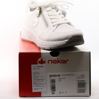 Фотография 8 Кроссовки женские RIEKER N6508-80 white