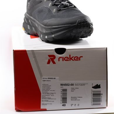 Фотографія 8 Кросівки жіночі RIEKER W4502-00 black