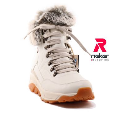 Фотография 2 женские зимние ботинки RIEKER W0063-80 white