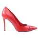 женские туфли на высоком каблуке шпильке BRAVO MODA 1869 red skora+lakier фото 1 mini