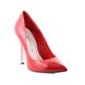 жіночі туфлі на високих підборах шпильці BRAVO MODA 1869 red skora+lakier фото 2 mini
