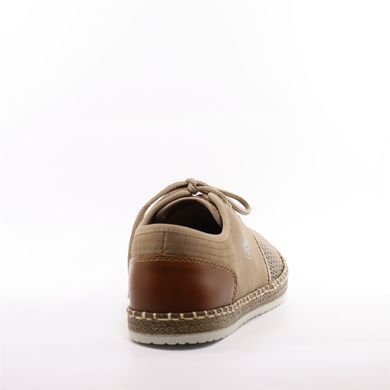 Фотография 4 Мужские летние туфли с перфорацией RIEKER B5249-64 beige