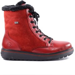Фотографія 1 жіночі зимові черевики REMONTE (Rieker) D0U76-35 red