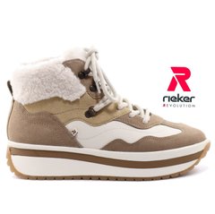 Фотография 1 женские зимние ботинки RIEKER W0970-64 beige