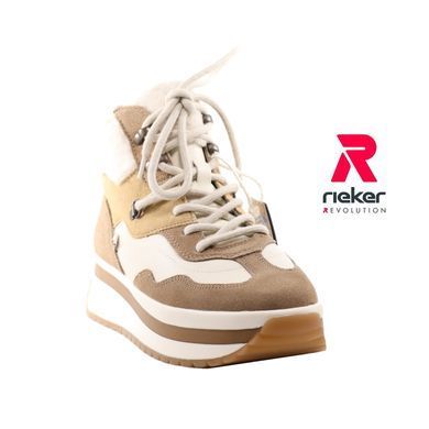 Фотография 2 Женские зимние ботинки RIEKER W0970-64 beige