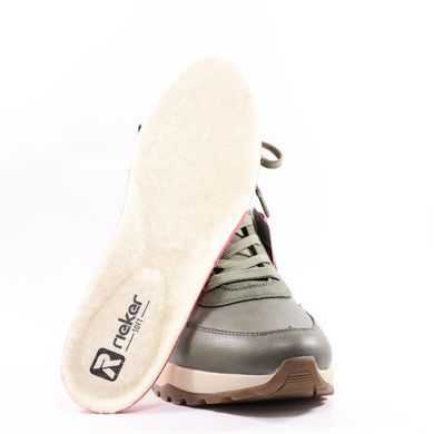 Фотография 3 Женские зимние ботинки RIEKER W2507-52 green