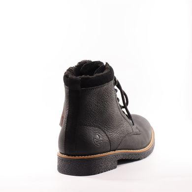 Фотография 4 зимние мужские ботинки RIEKER 33670-00 black