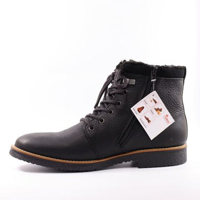Фотография 3 зимние мужские ботинки RIEKER 33670-00 black