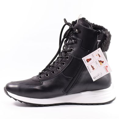 Фотография 3 женские зимние ботинки RIEKER X8003-00 black