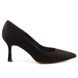 женские туфли на высоком каблуке шпильке BRAVO MODA 0074 czarny zamsz фото 1 mini