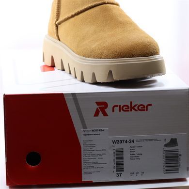 Фотография 8 Женские зимние ботинки RIEKER W2074-24 brown
