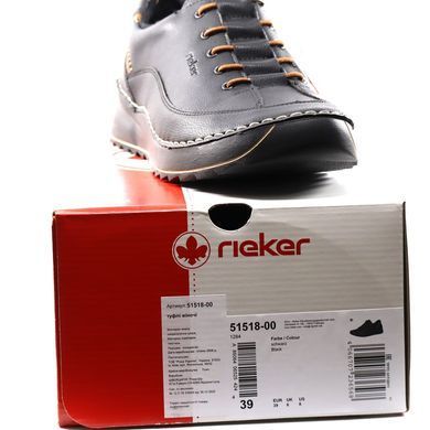 Фотографія 7 Жіночі туфлі RIEKER 51518-00 black