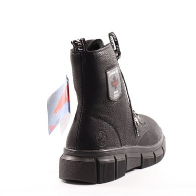 Фотография 4 женские зимние ботинки RIEKER X3410-00 black