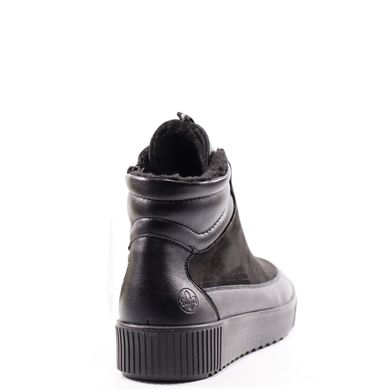 Фотография 4 женские зимние ботинки RIEKER Y6455-00 black
