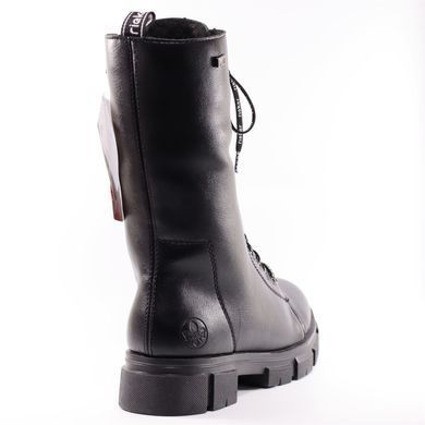 Фотография 4 Зимние женские полусапоги RIEKER Y7130-00 black