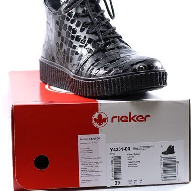 Фотографія 8 Жіночі осінні черевики RIEKER Y4301-00 black