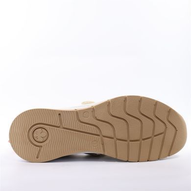 Фотографія 6 Жіночі літні туфлі з перфорацією RIEKER N6554-60 beige
